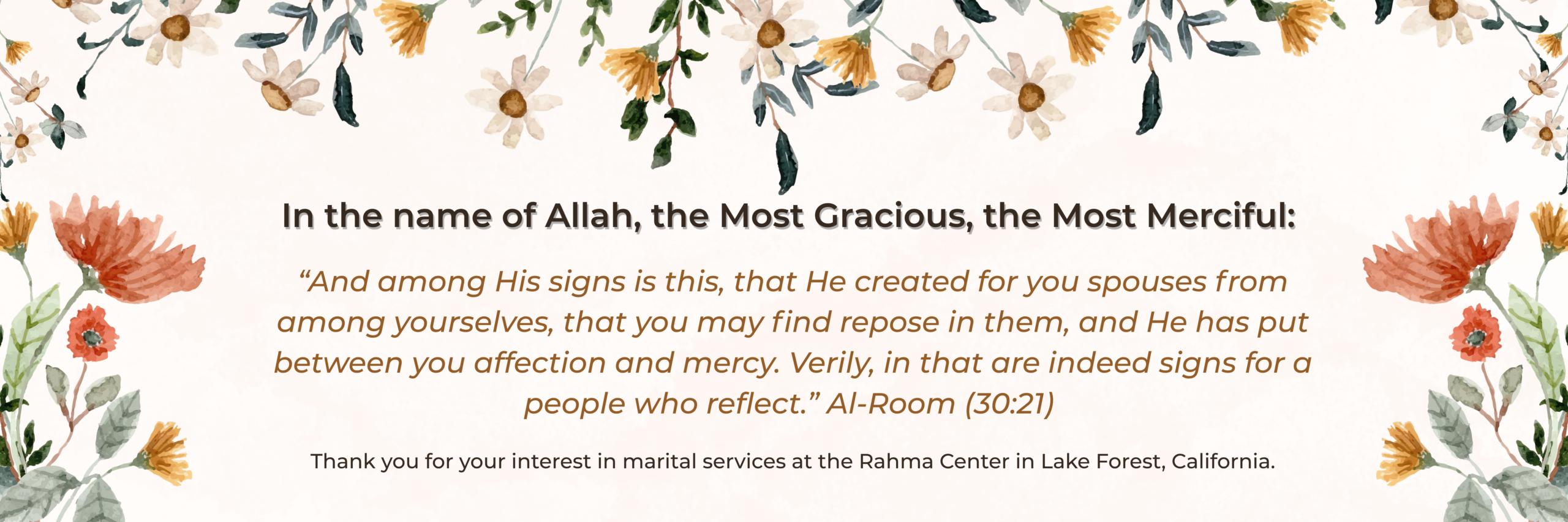 Marital Service Banner